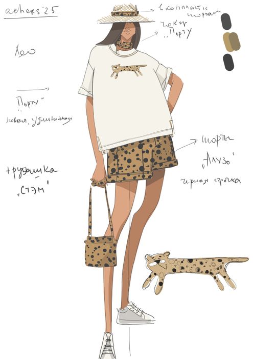 ЧОКЕР СТЭМ ЛЕОПАРД