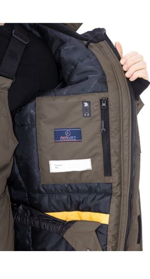 Костюм зимний "Старт" полукомбинезон (хаки)