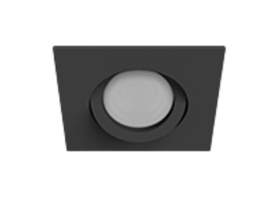 Светильник MR16 SKILL квадрат чёрный, 90*75* мм, 100 шт/кор