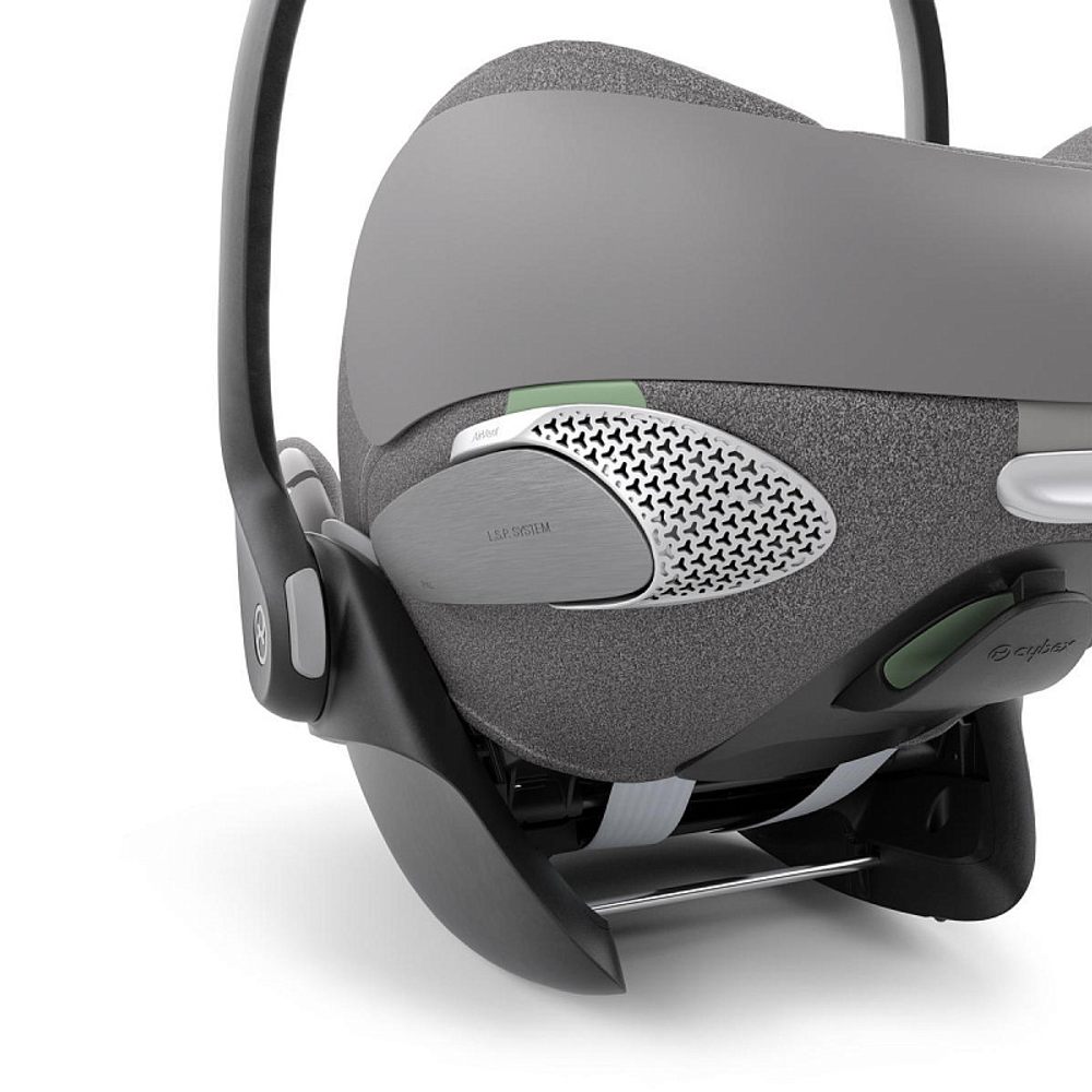 Коляска 3 в 1 Cybex Priam IV Rosegold complete и автокресло Cloud T i-Size Mirage Grey Plus Leaf Green