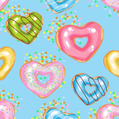 Пончики-сердечки