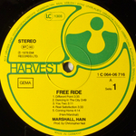 Marshall Hain ‎– Free Ride (Германия 1978г.) Т