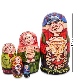 Народные промыслы МР-13/ 5-G Матрешка 5м «Семейка Малая»
