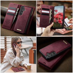 Чехол-кошелек CaseMe 2 in 1 MagSafe Samsung Galaxy S24 FE