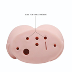 Телесный мастурбатор с двумя любовными тоннелями и вибрацией (Цвет: телесный)