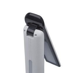 TLD-564 White-Black-LED-500Lm-3000-6000K-Dimmer-NightLight Светильник настольный с ночником. 8W. Сенсорный выключатель. Диммер. Белый с черным. ТМ Uniel