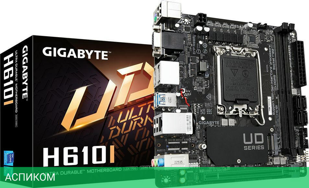 Материнская плата Gigabyte H610I DDR5 rev. 1.0
