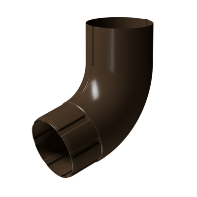 Колено для водосточной трубы 72 Stal Premium, каштан