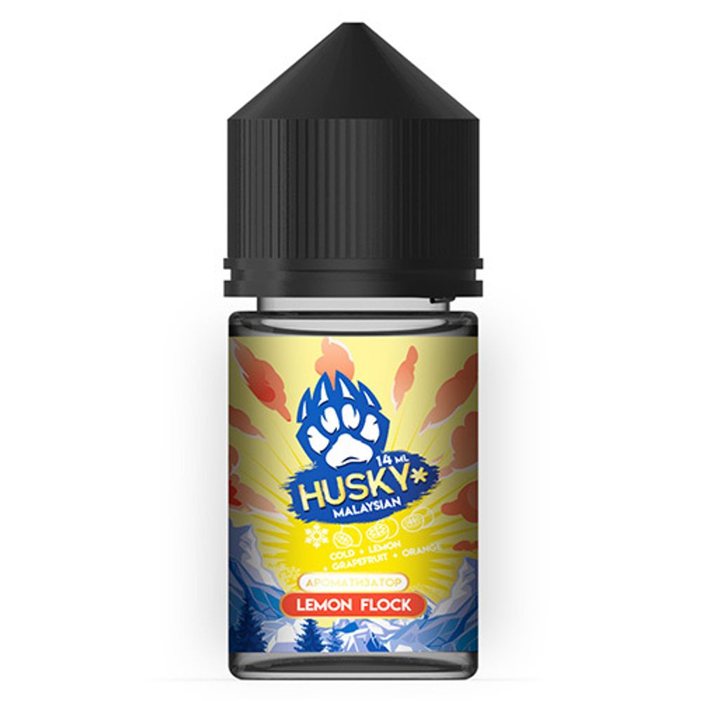 Ароматизатор Husky Lemon Flock (Лимон, грейпфрут, апельсин, лед) 14мл