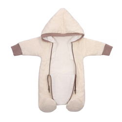 Комбинезон стеганый прогулочный бежевый