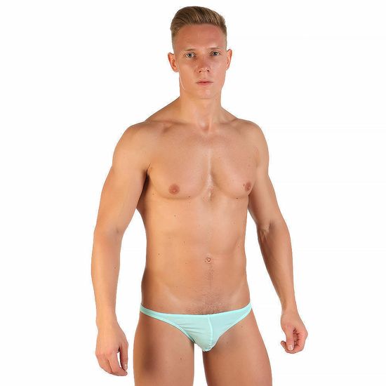 Мужские трусы слипы бирюзовые Romeo Rossi RR2001-17