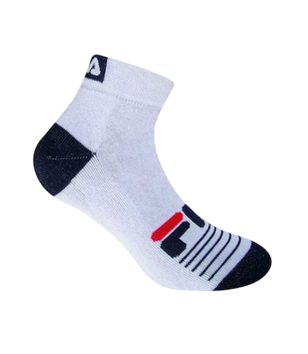 Теннисные носки Fila Fitness Quarter Socks 3P - White