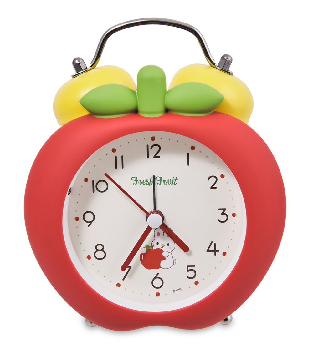 GAEM Art CL-67/3 Будильник «Яблоко» красный