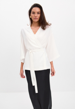 Рубашка-кимоно белая