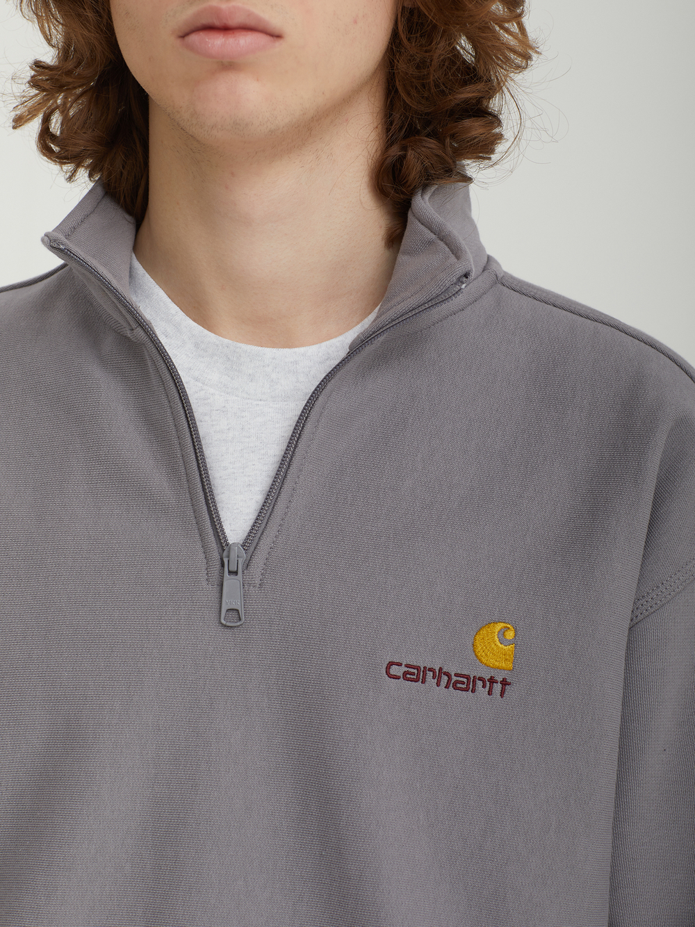 Мужская Толстовка Half Zip American Script
