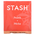 Stash Tea, Черный чай, персик, 20 чайных пакетиков, 38 г (1,3 унции)