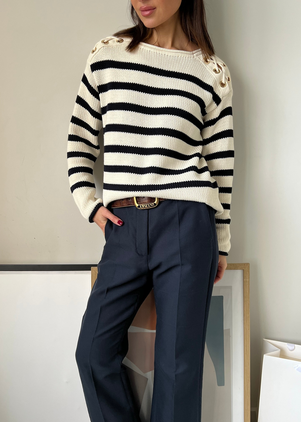 Хлопковый джемпер Massimo Dutti, XS