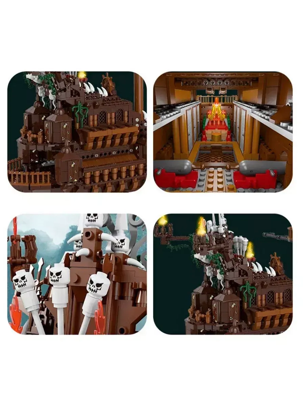 Конструктор Пираты Летучий Голландец 3658 деталей