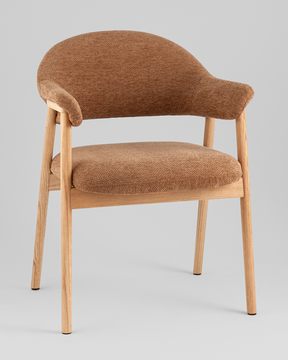 Стул обеденный Tavu с деревянными ножками терракотовый