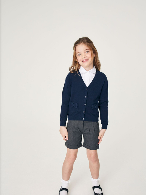Кардиган школьный для девочки Next 631-961, Темно-синий