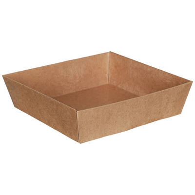 Контейнер бумажный Ant Box Kraft с крышкой 750 мл 15- 15 (150x150x80) 1/300