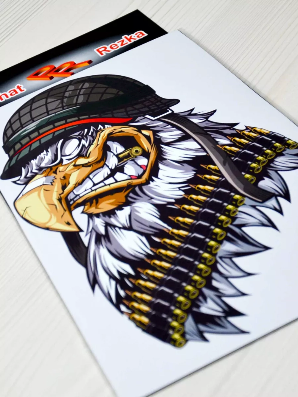Наклейка - Боевой орел