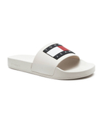 Шлепанцы TOMMY JEANS FLAG POOL SLD ESS Tommy Jeans - белый(EN0EN02115)