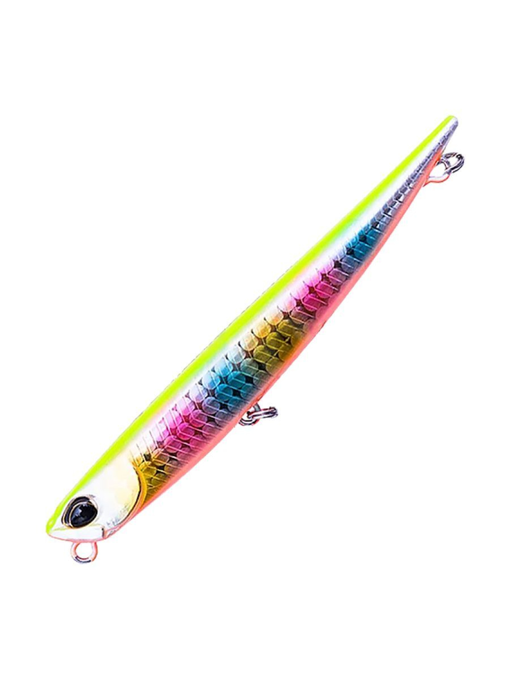 Воблер DUO Bay Ruf Manic Fish 77, CRA0671 Clear Inakko Gold OB, 77 мм, 9 г, тонущий, стикбейт