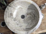 Раковина из оникса Drum Grey Medium DO-60201 45*45*15
