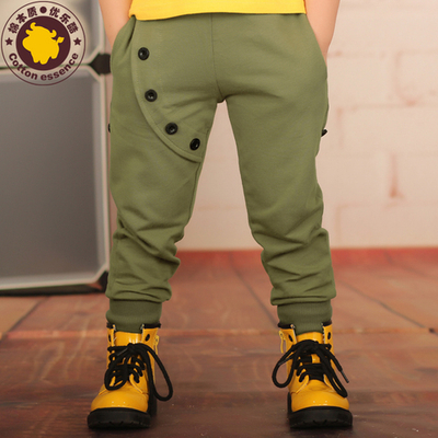 Брюки детские с пуговицами и резинкой