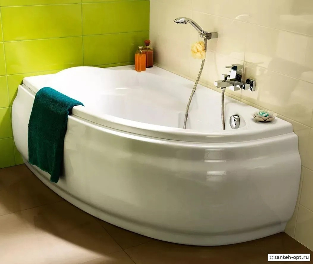 Панель для ванны фронтальная JOANNA 150 левая ультра белый