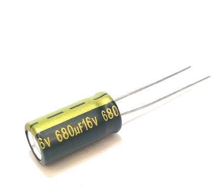 Конденсатор электролитический 16 В 680 мкФ "Jamicon" 10x12мм 105 град.