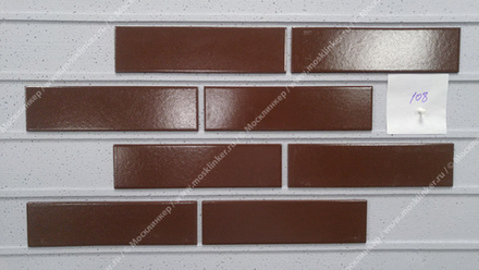 Cerrad Braz, szkliwiona, new, brown, glazed, 245x65x6.5 - Клинкерная плитка для фасада и внутренней отделки