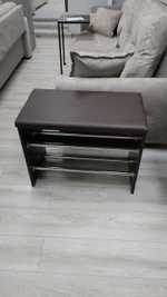 Обувница открытая венге темный