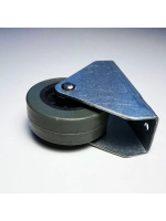 Роликовая опора 552 с резиновым колесом 42 мм, 2 шт