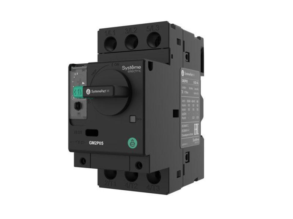 Выключатель автоматический с защ. двигателя GM2P 6-10А комбинир. расцеп. поворотн. рокоят. SE GM2P14