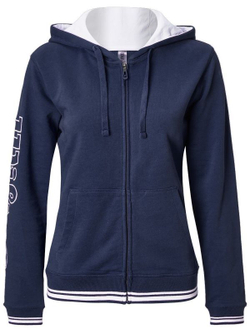 Женская Кофта теннисная Wilson Team II FZ Hoody W - небесный