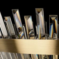 Citilux Вестерос CL307183 Люстра хрустальная потолочная Бронза