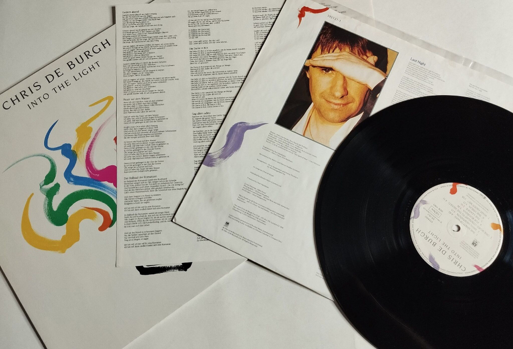 Винтажная виниловая пластинка LP Chris de Burgh Into The Light The Lady In Red (Germany 1986)