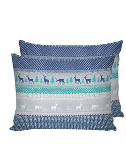 Наволочка комплект 2шт Сказка "Скандинавия" 40х60 см, перкаль