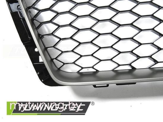 Решетка радиатора MATT GRAY SILVER RS-STYLE для Audi A4 B9