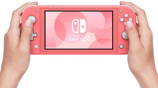 Игровая приставка Nintendo Switch Lite 32GB Коралловый (Новый) + Чип + 128GB