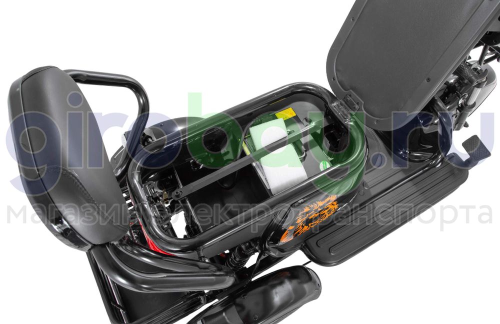 Электроскутер LS-CO A3 1000W (60V/20Ah) - Чёрный фото №16