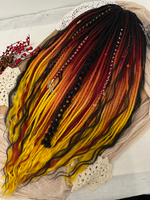 Косы из войлока с кончиками из козы