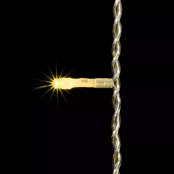 Светодиодный занавес 2*1 м., 200 шампань LED ламп, прозрачный провод ПВХ, Beauty Led (PCL202-10-2CH)