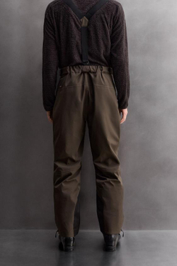 ZARA УТЕПЛЕННЫЕ ВОДОНЕПРОНИЦАЕМЫЕ ЛЫЖНЫЕ БРЮКИ RECCO®, КОРИЧНЕВЫЙ