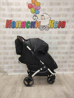 Коляска прогулочная Baballo Future 2024 черные блёски (белая рама)