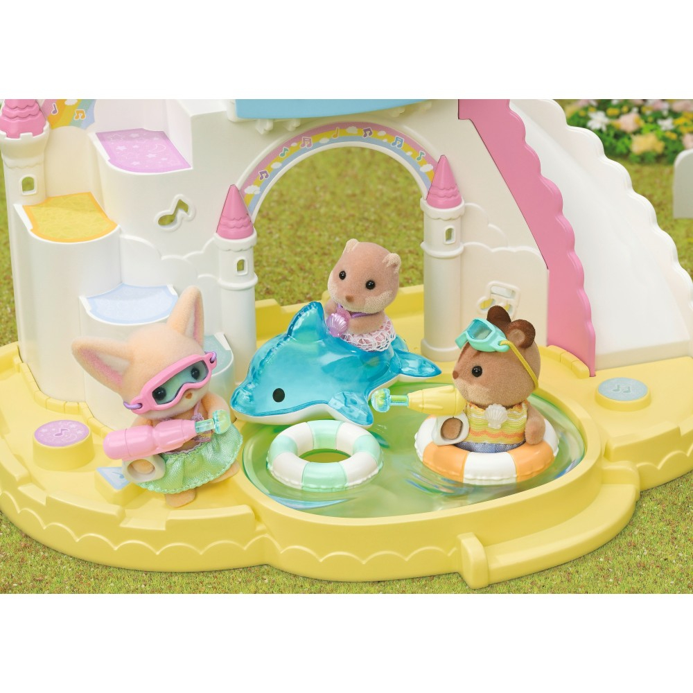 Sylvanian Families - Игра в бассейне Три фигурки маленьких животных Baby Trio 5749