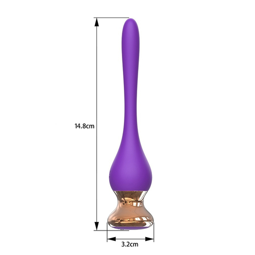 Фиолетовый клиторальный стимулятор 14,5см I-Moon Nipple Vibrator MY-1703 Purple