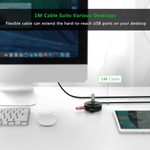 USB HUB 2.0 4 port, 1m UGREEN 20277